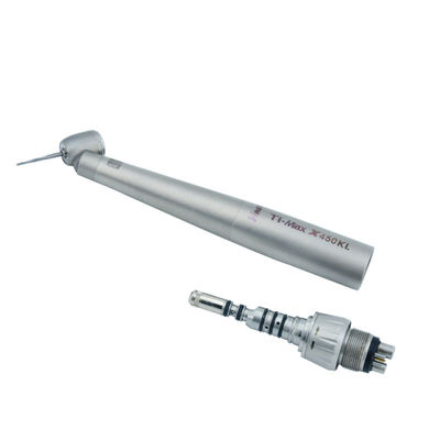 Durable Fiber Optic Dental HIgh Speed Handpiece Unit 45 Degree With Air Turbine