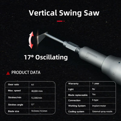 Practical 40000RPM Dental Implant Tools , Implant Motor Surgical Straight Handpiece