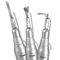 Straight Handpiece Dental Implant Tools Stable For Oral Surgery