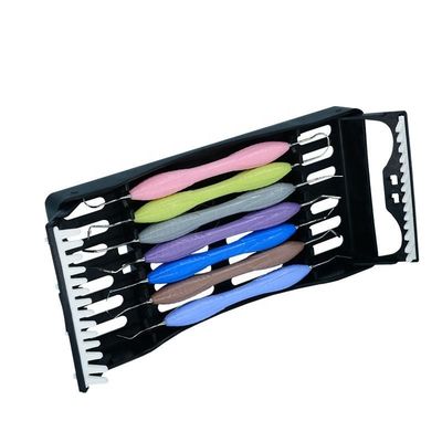 Silicone Handle Dental Surgical Instruments For Composite Filling Multicolor