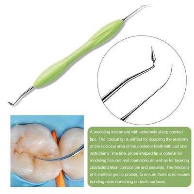 Silicone Handle Dental Surgical Instruments For Composite Filling Multicolor
