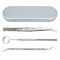 Silver Dental Implant Instruments , Lightweight Surgical Extraction Instruments