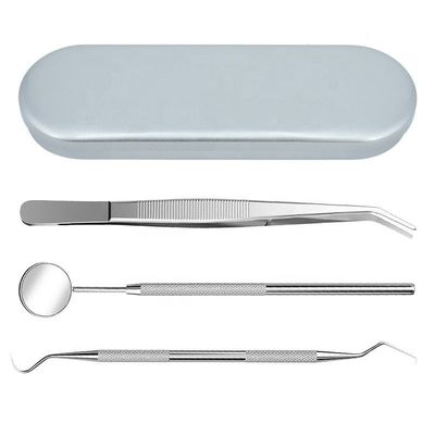 Silver Dental Implant Instruments , Lightweight Surgical Extraction Instruments