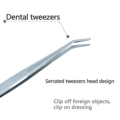 Silver Dental Implant Instruments , Lightweight Surgical Extraction Instruments