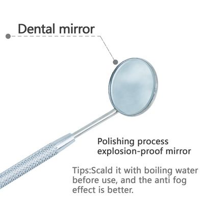 Silver Dental Implant Instruments , Lightweight Surgical Extraction Instruments