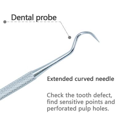 Silver Dental Implant Instruments , Lightweight Surgical Extraction Instruments