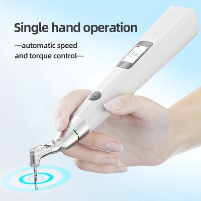 White Dental Implant Torque Wrench Portable Wireless