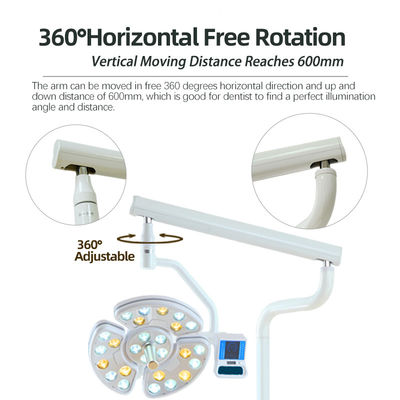 Luz dental de la silla del LED con el ajuste de la temperatura de color