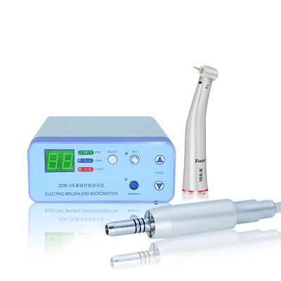 LED อิเล็กโทรมอเตอร์ทางทันตกรรมเรืองแสงพร้อมวงแหวนสีแดง 1/5 Handpiece ที่เพิ่มขึ้น