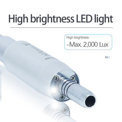 La LED a illuminé l'Electromotor dentaire avec l'anneau rouge 1/5 Handpiece croissant