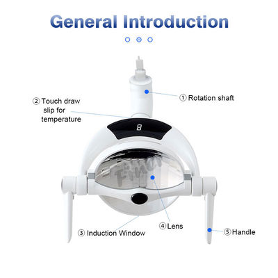 Dental Chair Illuminating Device Spot Size 80*160mm Distance For 700mm