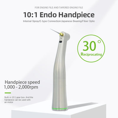 Handpiece มุมตรงกันข้ามความเร็วต่ำ 10/1 Handpiece ทันตกรรมรากฟันเทียม