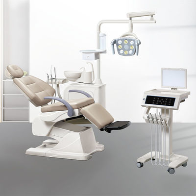 Silla dental eléctrica de DC24V con controles de colocación ajustables del pie de los apoyabrazos del reposacabezas