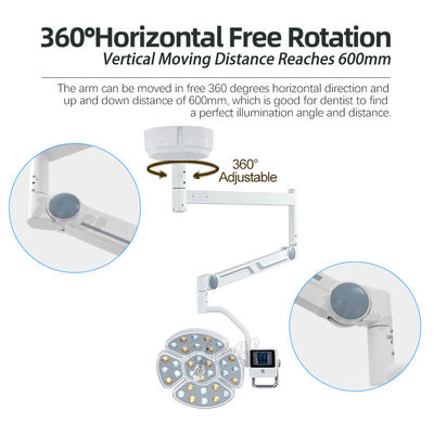 Sensor Switch Dental Ceiling Led Light Shadowless Operation Lamp With Double Head