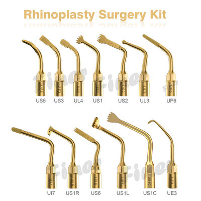 Roestvrij staal 29KHz Rinoplastie Chirurgie Tip Tandheelkundige implantaten Voorbereiding Piezo bot Chirurgie Tip