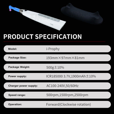 AC 100-240V Orthodontic Dental Instruments With Ergonomic Handle 500rpm Speed Range