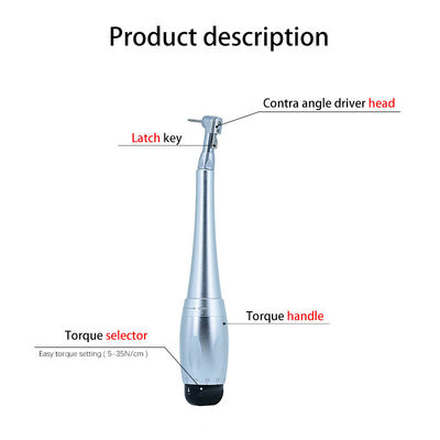 Ferramenta de implante dentário desmontável Torque chave de chave de implante dentário