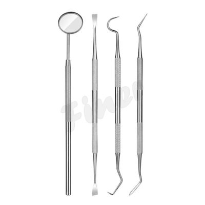 Stainless Steel Oral Clean Teeth Tools With Mouth Mirror