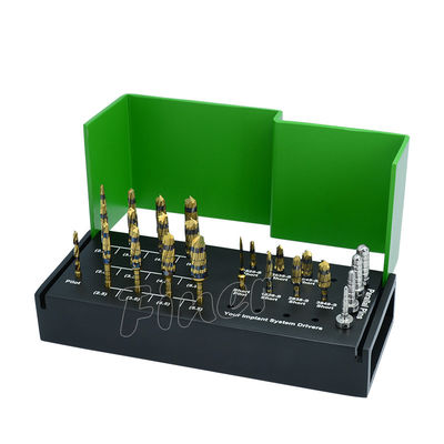 20pcs SS Implant Drill Tools Untuk Alveoloar Bone Expanding Drilling Osseodensification Bur Kit