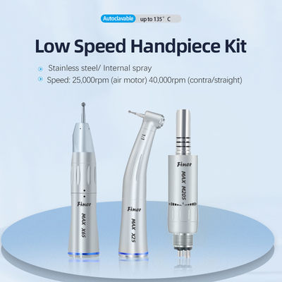 Turbin Udara Semprotan Air Internal Kecepatan Rendah Handpiece Gigi Tekan Tombol