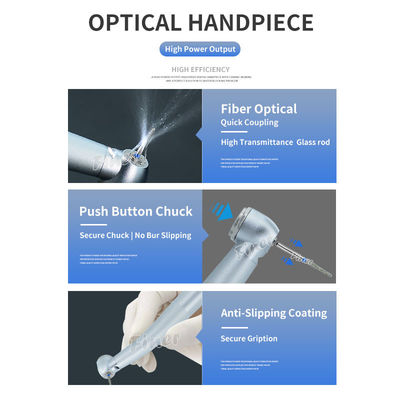 Sumber Daya Turbin Udara Fiber Optical Dental Handpiece dengan Kopling Cepat