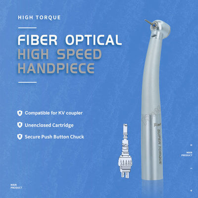 Dental Fiber Optic High Speed Handpiece Tipo di accoppiatore rapido