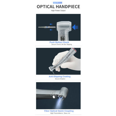 Optic Fiber 1/5 Increasing Dental Handpiece Unit High Speed Electric Handpiece