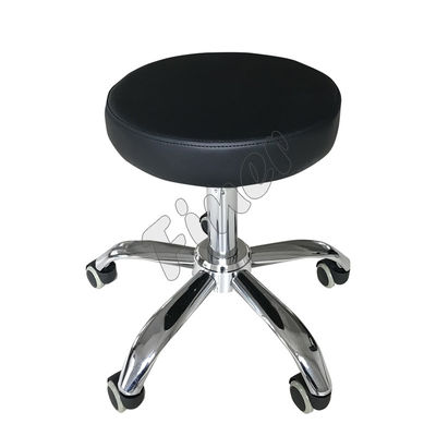 PU Leather Saddle Swivel Dental Chair With Armrest Dentist Stool Chair