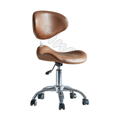 PU Leather Saddle Swivel Dental Chair With Armrest Dentist Stool Chair