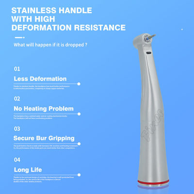 LED Electric Motor Handpiece 1:5 Mini Head Contra Angle Meningkatkan Kecepatan Handpiece