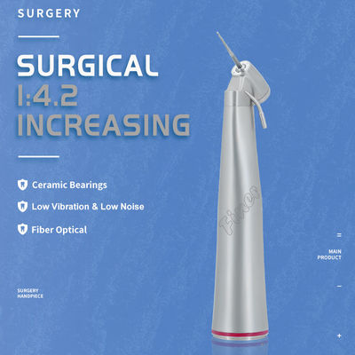 1:4.2 Surgical Increasing Handpiece Microinvasive Dental Handpiece For Implant Motor