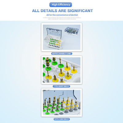 A Bur Kit For Osseodensification Professional Bone Expanding Bur Kit 24 Pieces