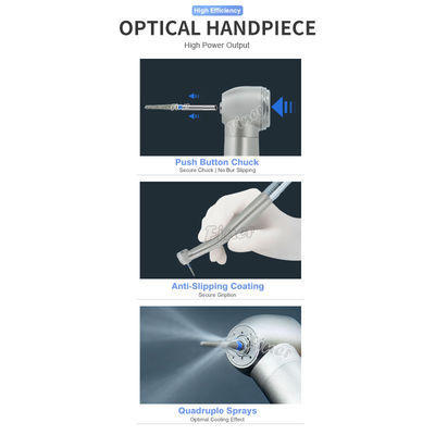 Dental Handpiece Push Button Dental High Speed Handpiece Non Fiber Optical Handpiece Dental