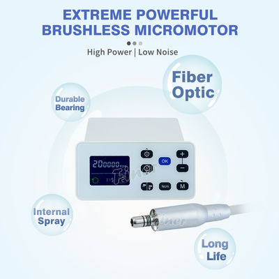 Elektrische tandheelkundige motor Led borstelloze elektrische tandheelkundige micro motor met interne spray