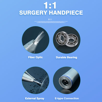 Fiber Optic Dental Sinus Lift Handpiece Dental Straight Handpiece Dental Implant Equipment