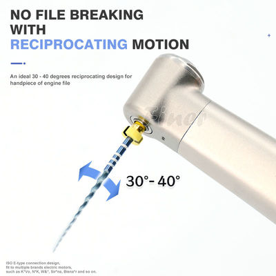 10:1 Contra Angle Reciprocating Endomotor Root Canal Treatment Endo Handpiece