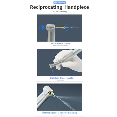 10:1 Contra Angle Reciprocating Endomotor Root Canal Treatment Endo Handpiece