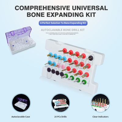 Osseodentification Drills Kit For Dental Implantation Long &amp; Short Drills Kit