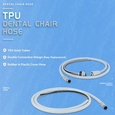 Tubing Selang Silikon Gigi 4 Lubang Tabung Handpiece Untuk Handpiece Berkecepatan Tinggi