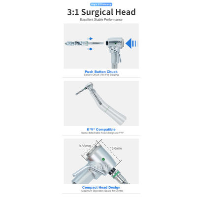 3:1 Speed Ratio Detachable Head For K*V Surgical Handpiece